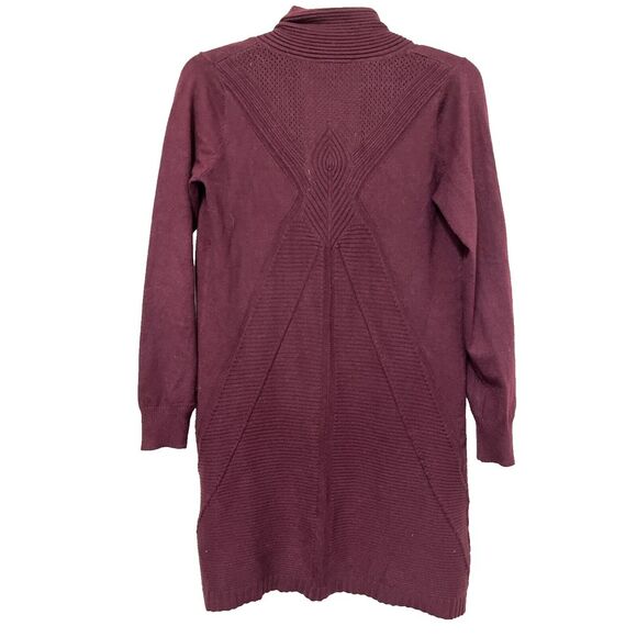 NWT Evolution Cyrus Cardigan S Open Front Merlot Stitch Fix Super Soft Career - Picture 3 of 4